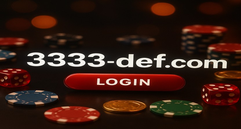 3333 def অ্যাকাউন্টে দ্রুত ও নিরাপদ লগইন